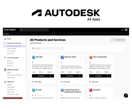 Panel autodesk